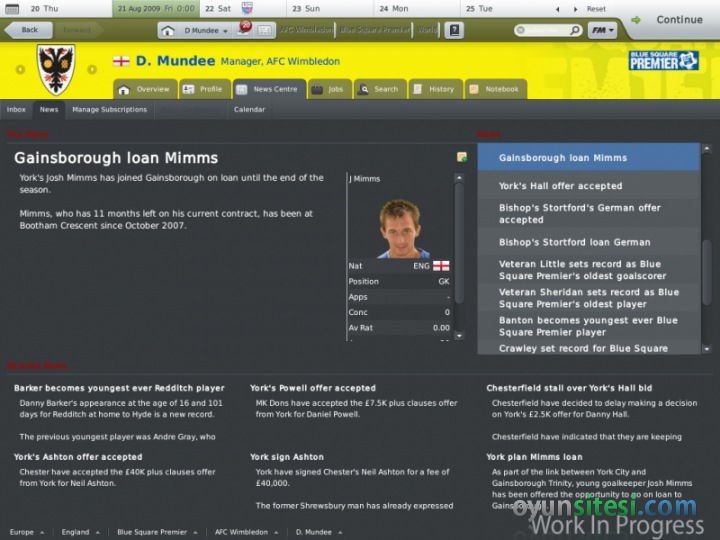 Football Manager 2010 - G�r�nt� 7